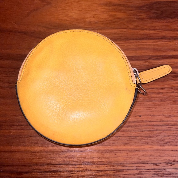 Authentic CELINE Small Round Zip Leather Wristlet/Key Cles - Picture 4 of 7